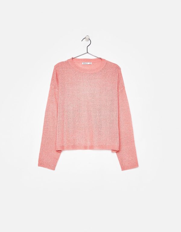 Loose-fit round neck sweater