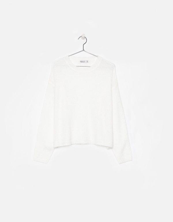 Loose-fit round neck sweater