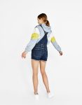 Short denim dungarees