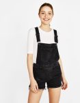 Short denim dungarees