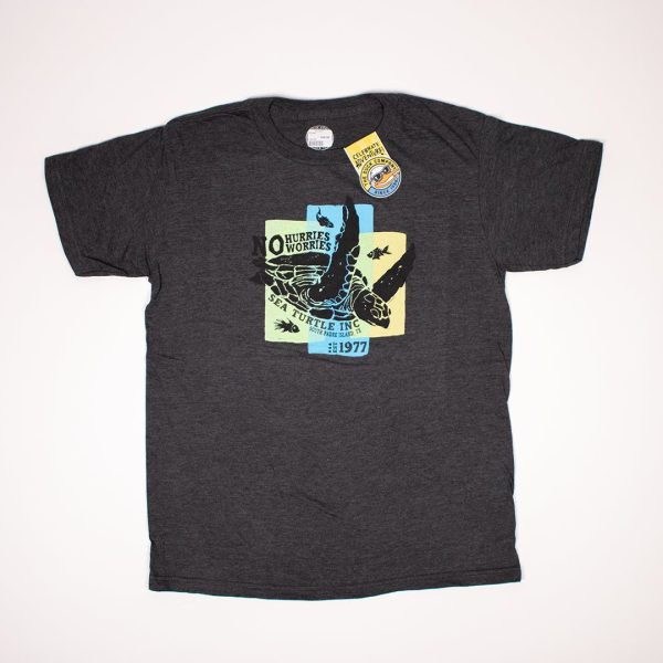 No Hurries. No Worries Kids Tee - Grey