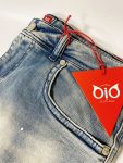 Jeans OiO Soft Blue & Red Stones Model 9085